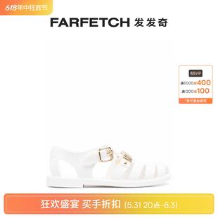 FARFETCH发发奇 Moschino女士logo字样果冻凉鞋