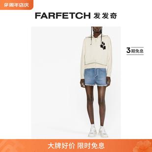 Isabel Marant Etoile女士早秋logo印花拉链毛衣FARFETCH发发奇