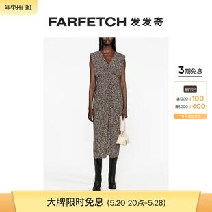 Isabel Sale 缩褶中长连衣裙FARFETCH发 Final Marant女士Gilya