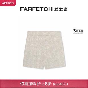 logo印花裙裤 Lanvin浪凡童装 FARFETCH发发奇