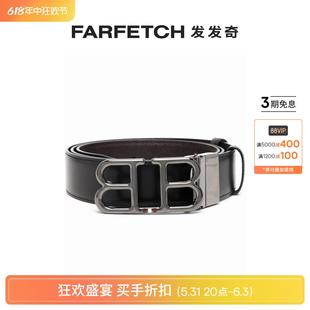 皮质logo扣环腰带FARFETCH发发奇 Bally巴利男士