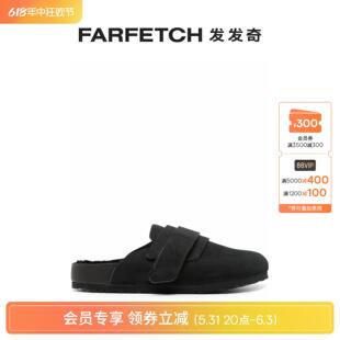 Nagoya FARFETCH发发奇 Birkenstock男女通用x 绒面皮拖鞋 Tekla