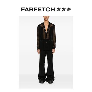 Fogpocket Rick Larry FARFETCH发发奇 Owens男士 雪纺衬衫