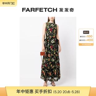 花卉刺绣超长连衣裙FARFETCH发发奇 RACHEL GILBERT女士Lotus