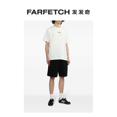 Izzue男士抽绳腰边棉短裤FARFETCH发发奇