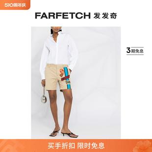 FARFETCH发发奇 连体印花短裤 衬衫 Dsquared2女士D2次方