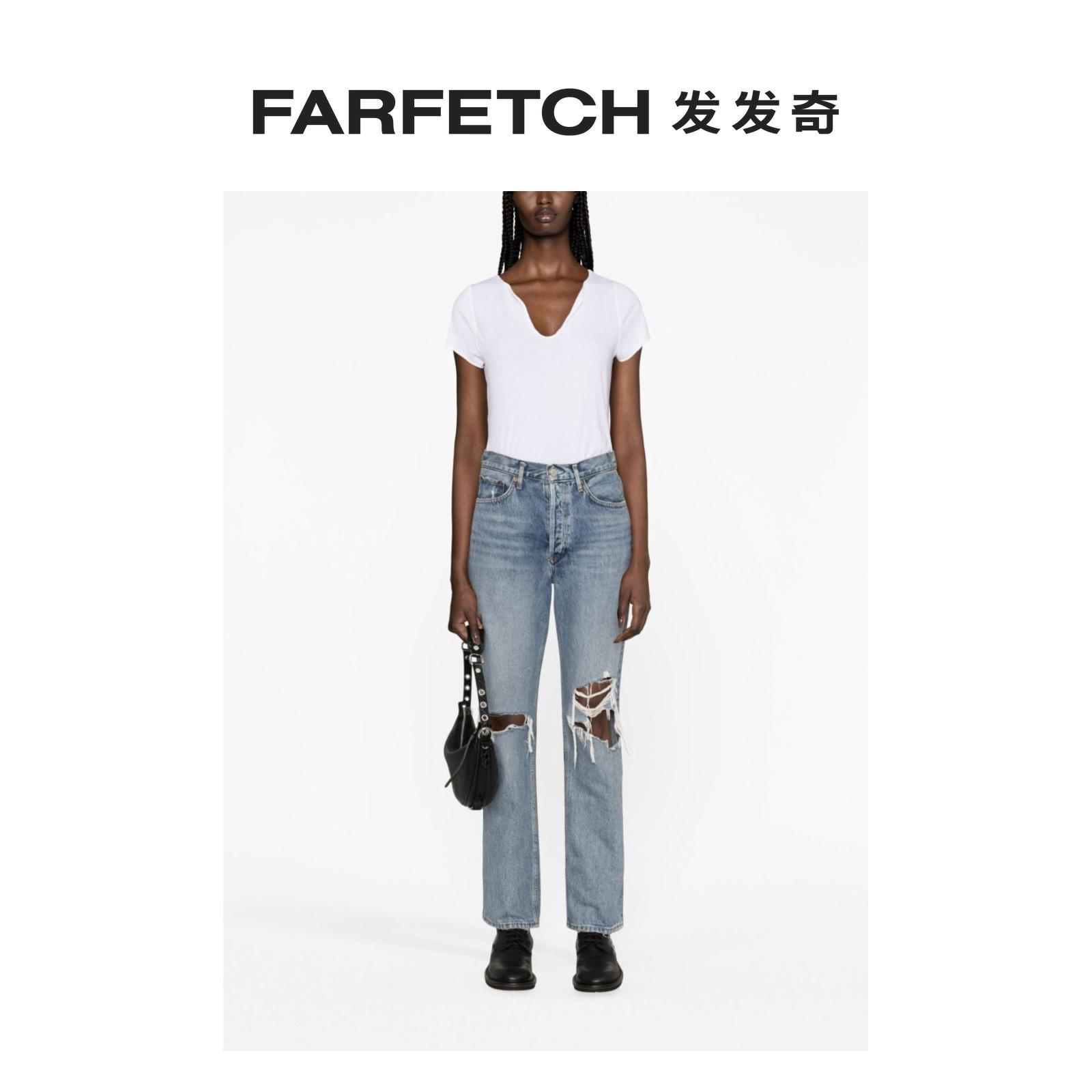 Zadig&Voltaire女士Amour Henley晶饰T恤FARFETCH发发奇