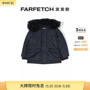 羽绒填充连帽派克夹克FARFETCH发发奇 Woolrich童装