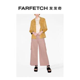 Getty女士绒面皮纽扣夹克FARFETCH发发奇 Rosetta