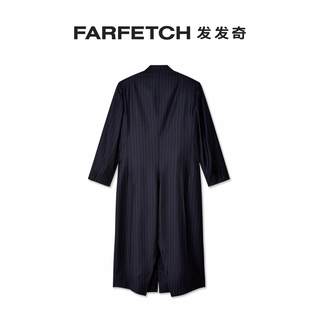 Doublet男士单排扣条纹超长外套FARFETCH发发奇