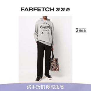 Plein男士 FARFETCH发 Sale Philipp 连帽衫 Final logo印花套头式