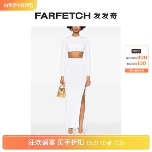 Franchi女士搭链细节超长半身裙套装 FARFETCH发发奇 Elisabetta