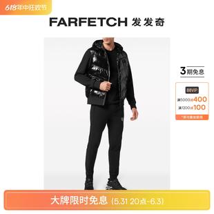 Plein logo贴花填充夹克FARFETCH发发奇 Sport男士