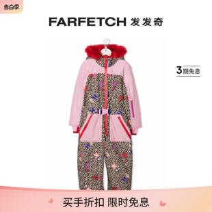 Marc The Jacobs童装 动物纹拼接连体外套 FARFETCH发发奇