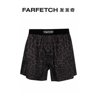 豹纹真丝四角裤 Tom Ford男士 汤姆福特 FARFETCH发发奇