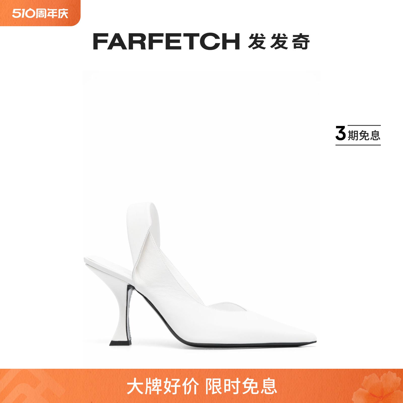 By Far女士Yasha 皮质高跟鞋 FARFETCH发发奇 女鞋 浅口单鞋 原图主图