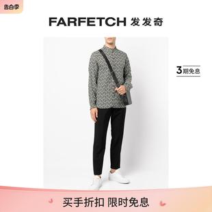 经典 DUNDAS男士 Sale logo印花排扣衬衫 Final FARFETCH发发奇