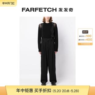 Final Sale Yohji FARFETCH发发奇 Yamamoto男士 直筒背带裤