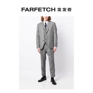 单排扣西装 套装 三件式 N.Peal男士 FARFETCH发发奇