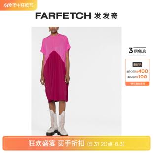 连衣裙FARFETCH发发奇 双色T恤式 Owens女士Tommykite Rick