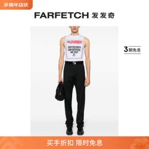 [Final Sale]Martine Rose男女通用细条纹直筒西裤FARFETCH发发奇