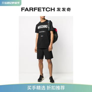 Final Moschino男士 Sale logo 印花T恤FARFETCH发发奇