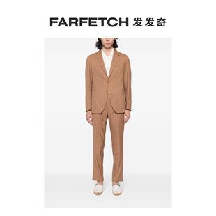 FARFETCH发发奇 套装 细条纹单排扣西装 Tagliatore男士