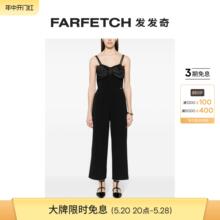 Liu Jo女士蝴蝶结细节连体长裤FARFETCH发发奇