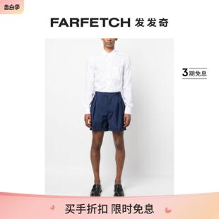 FARFETCH发发 Sale 褶饰马海毛羊毛混纺短裤 Bally巴利男士 Final