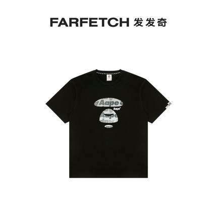 Aape男士Milo 印花T恤FARFETCH发发奇