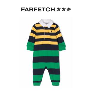 条纹连体衣FARFETCH发发奇 Polo Pony Ralph Lauren童装