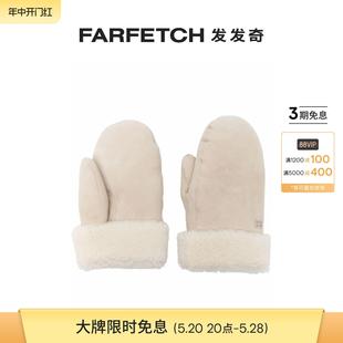 Toteme女士logo标牌连指手套FARFETCH发发奇