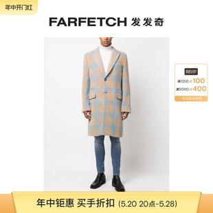 Final Philipp Sale Plein男士 格纹单排扣外套FARFETCH发发奇