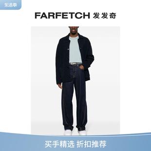 Ami 罗纹初剪羊毛开衫 Shetland Paris男士 FARFETCH发发奇