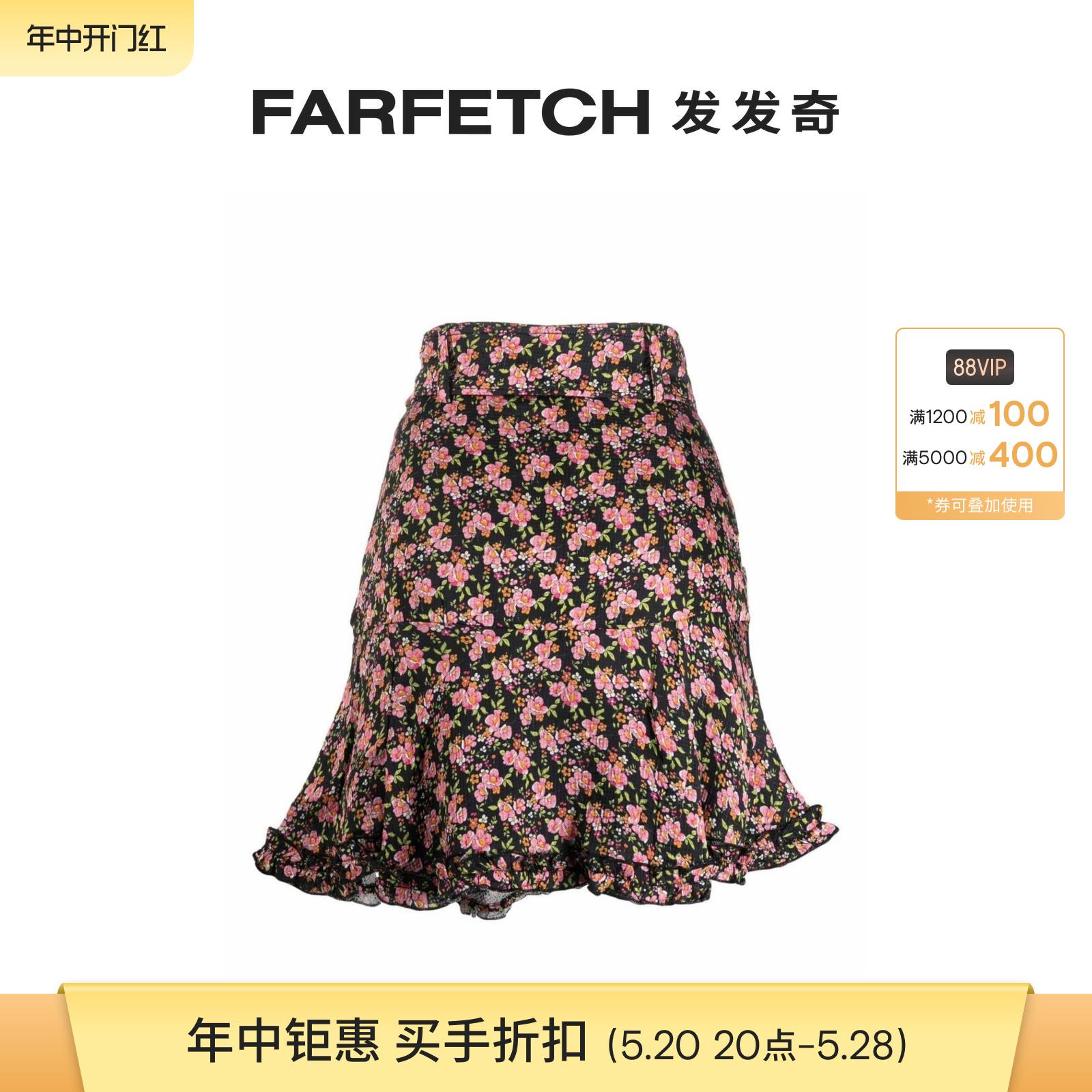 [Final Sale]Bytimo女士束腰花卉印花半身裙FARFETCH发发奇