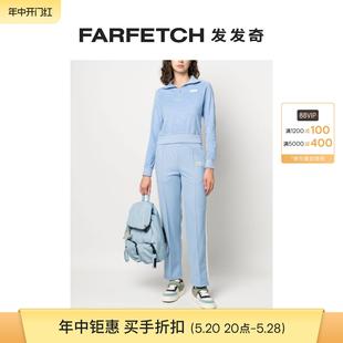 Final Sale SPORTY FARFETCH发发 RICH女士logo刺绣直筒运动裤