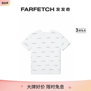 logo印花棉T恤FARFETCH发发奇 GIVENCHY 纪梵希童装