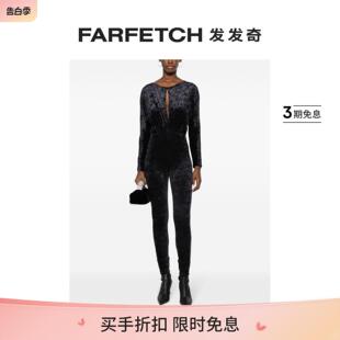 丝绒连体长裤 P.A.R.O.S.H.女士长袖 FARFETCH发发奇