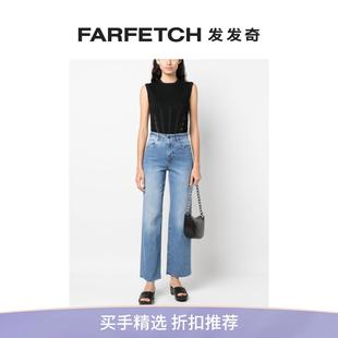 Pinko女士褪色效果阔腿牛仔裤 FARFETCH发发奇