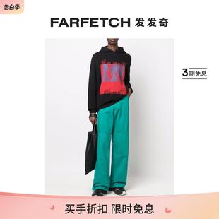 QASIMI男女通用图案印花连帽衫 FARFETCH发发奇