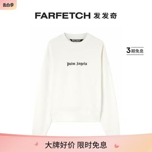 logo印花平纹针织卫衣FARFETCH发发奇 Palm Angels男士