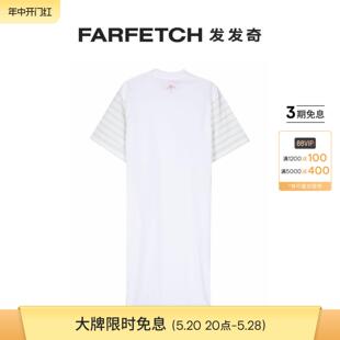 C女士图案印花T恤式 Plan 中长连衣裙FARFETCH发发奇