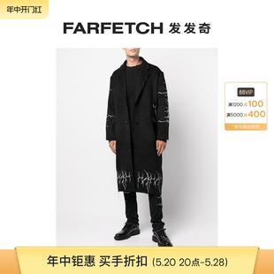 Haculla男士 Final Sale 中长刺绣外套FARFETCH发发奇