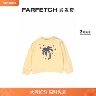 Angels童装 Palm logo印花棉卫衣FARFETCH发发奇