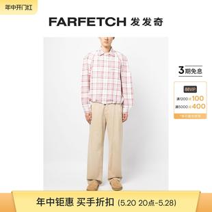 Sale Jacquemus男士 Final 格纹棉夹克FARFETCH发发奇