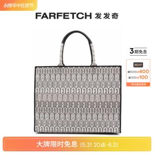 logo提花大号手提包FARFETCH发发奇 Furla芙拉女士Opportunity