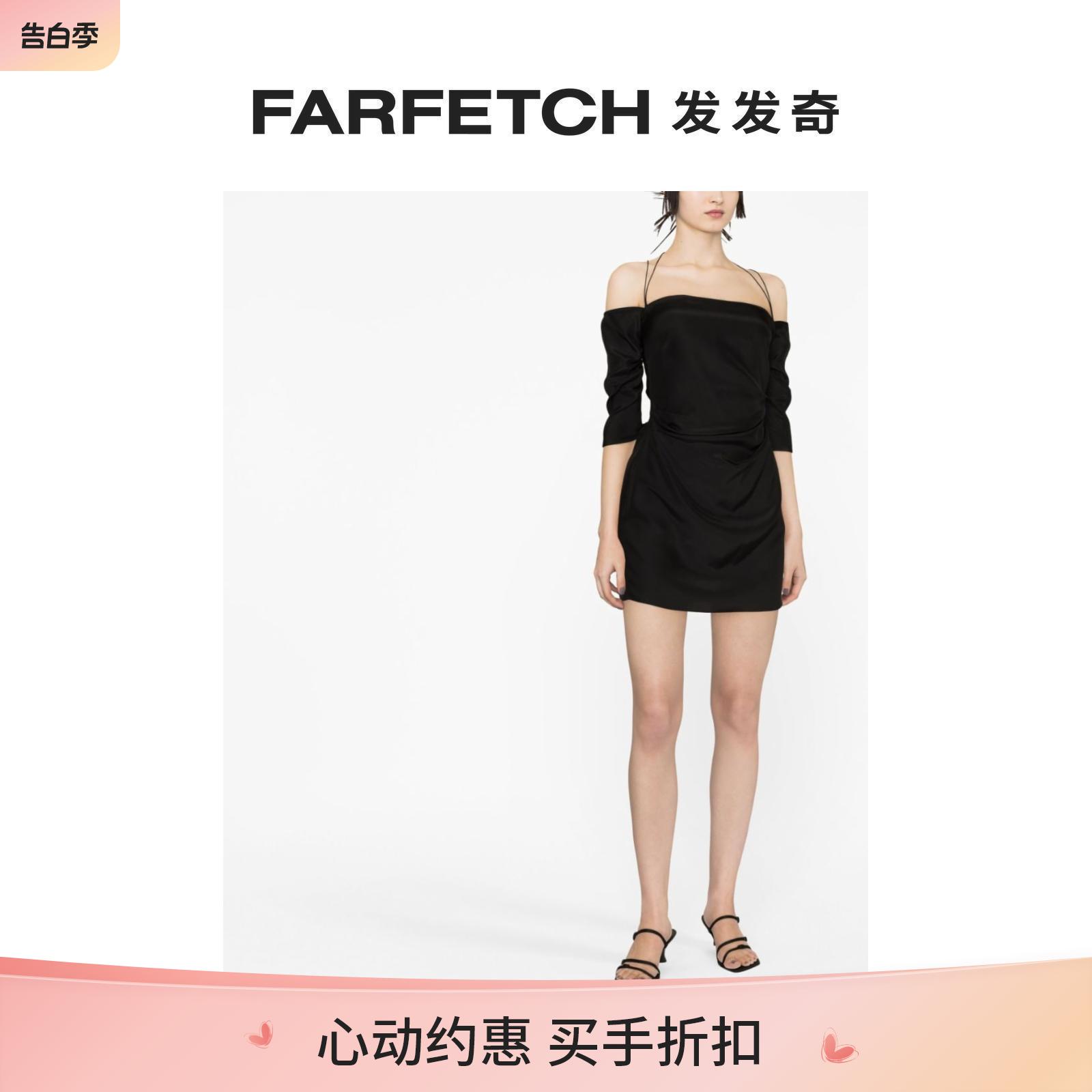 [Final Sale]Gauge81女士Samaca 露肩真丝迷你连衣裙FARFETCH发发 女装/女士精品 礼服/晚装 原图主图