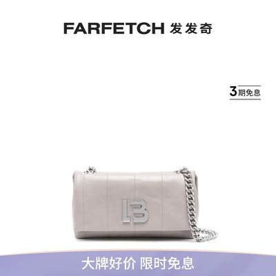 Bimba y Lola女士小号皮质翻盖单肩包FARFETCH发发奇