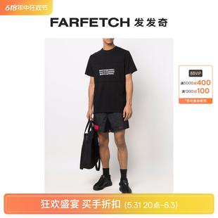 424男士 贴花细节运动短裤 FARFETCH发发奇