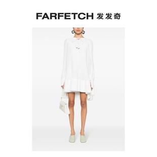 Lanvin浪凡女士百褶迷你连衣裙FARFETCH发发奇